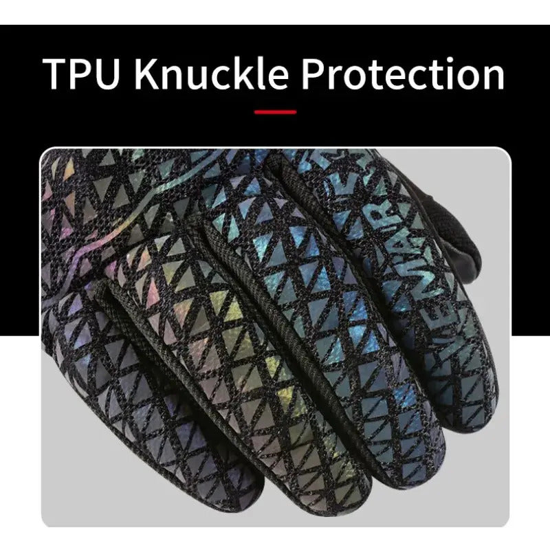 Guantes Moto Reflectivos Vemar Ve17wp Impermeable Caña Corta