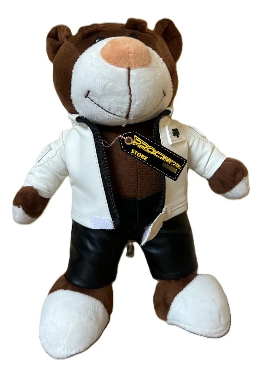 Oso De Peluche Premium De Motocicleta Oso Motero