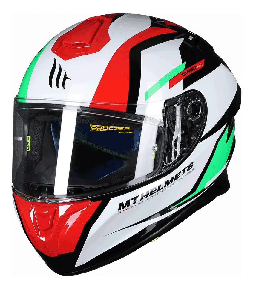 Casco Moto Mt Targo Pro Certificado Ece 2205 Deportivo