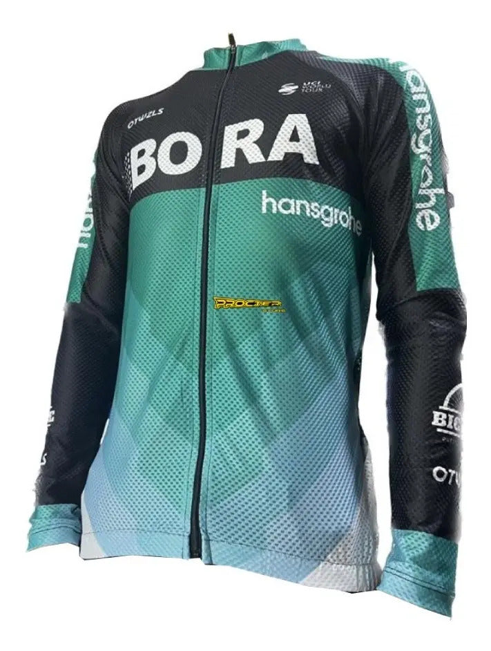 Camisa Camiseta Jersey Ciclismo Manga Larga Ruta Bici Licra