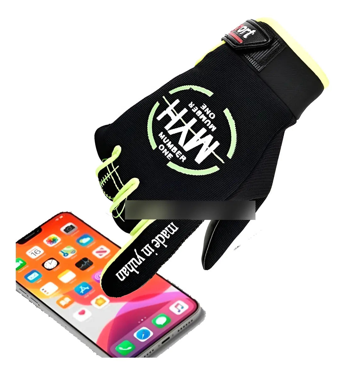 Guantes Ciclismo Táctiles Con Palma Antideslizante Moto