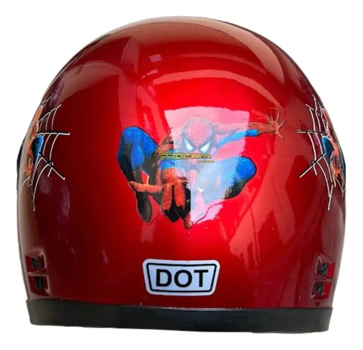 Casco Integral Para Niños Cerrado Kart Bicicleta Deportes