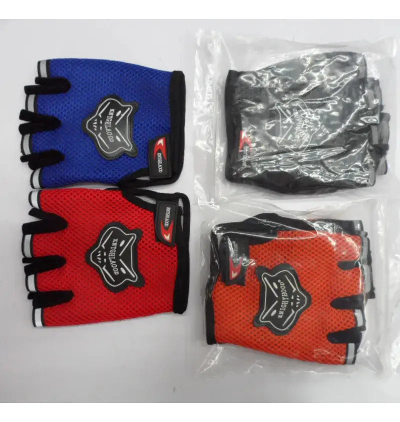Guantes Medio Dedo Knt Moto Ciclismo Gym Pesas