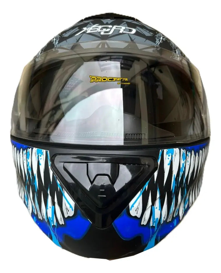 Casco Abatible Certificado Mujer Hombre Xecuro Doble Visor