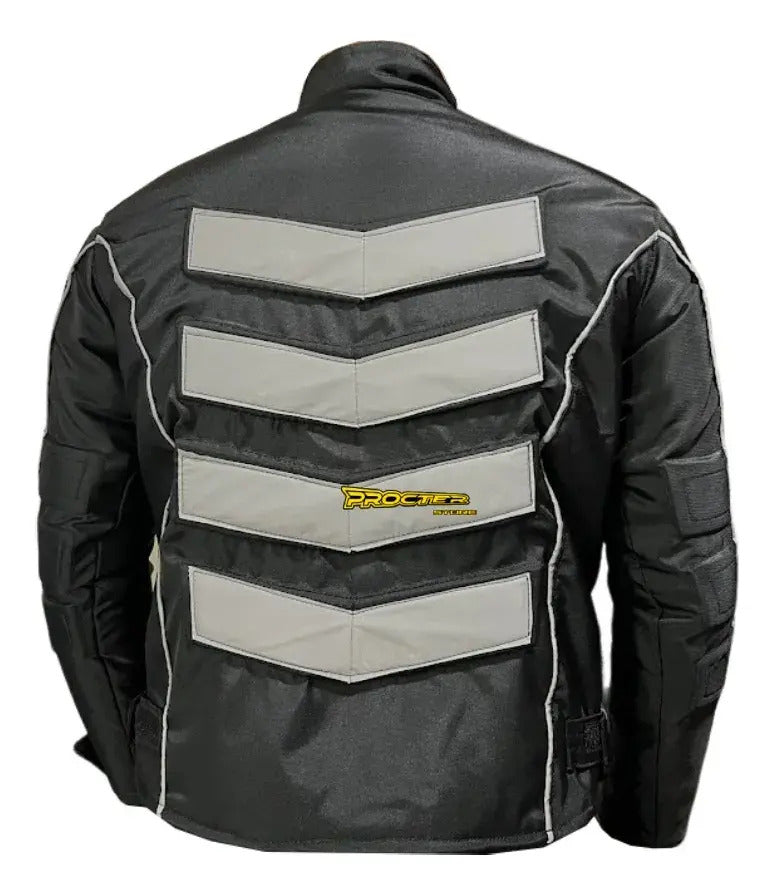 Traje De Protección Antifriccion Moto En Lona Reflectivo