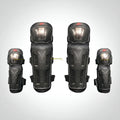 Rodilleras + Coderas Protectoras Moto Deportes Metalizadas