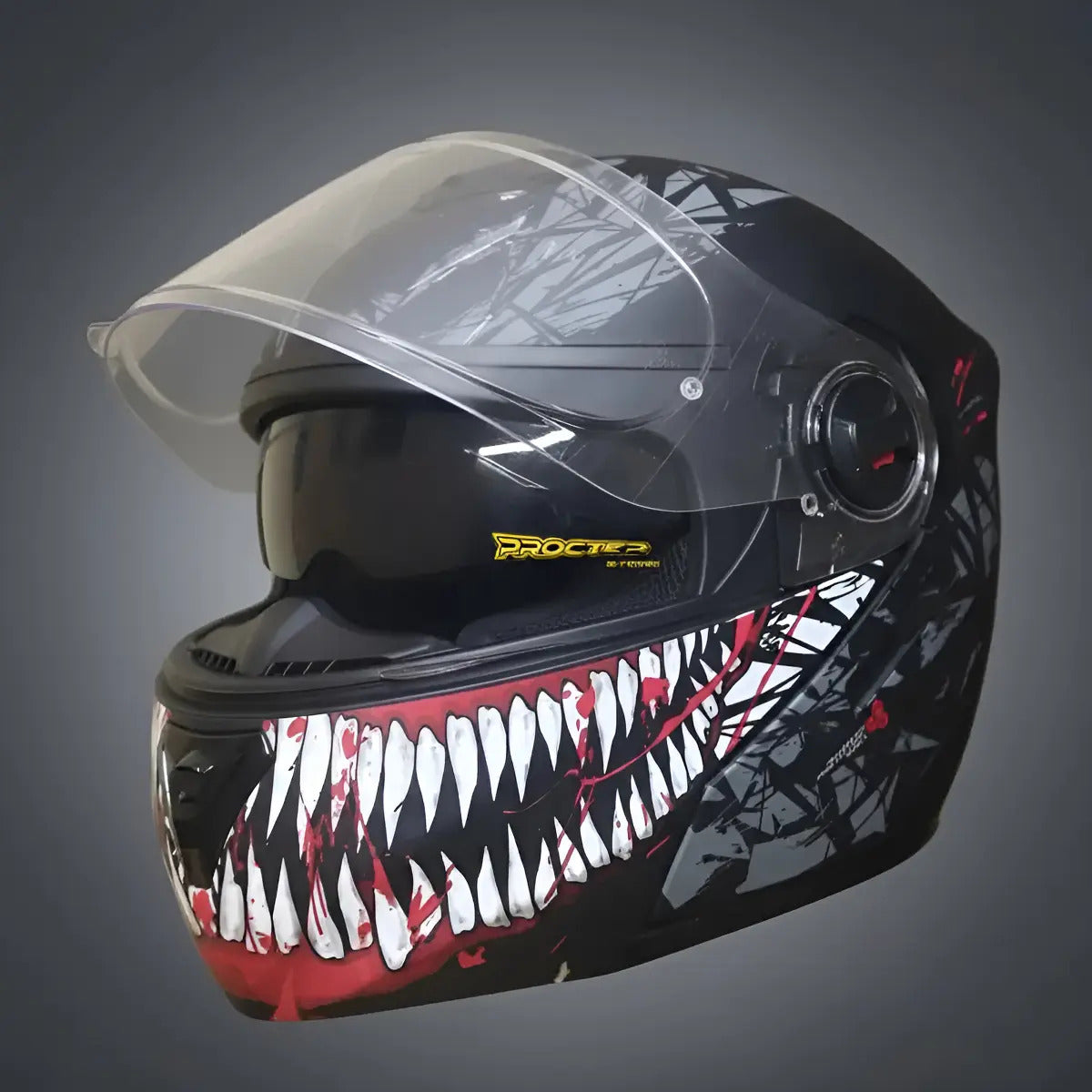 Casco Abatible Certificado Mujer Hombre Xecuro Doble Visor