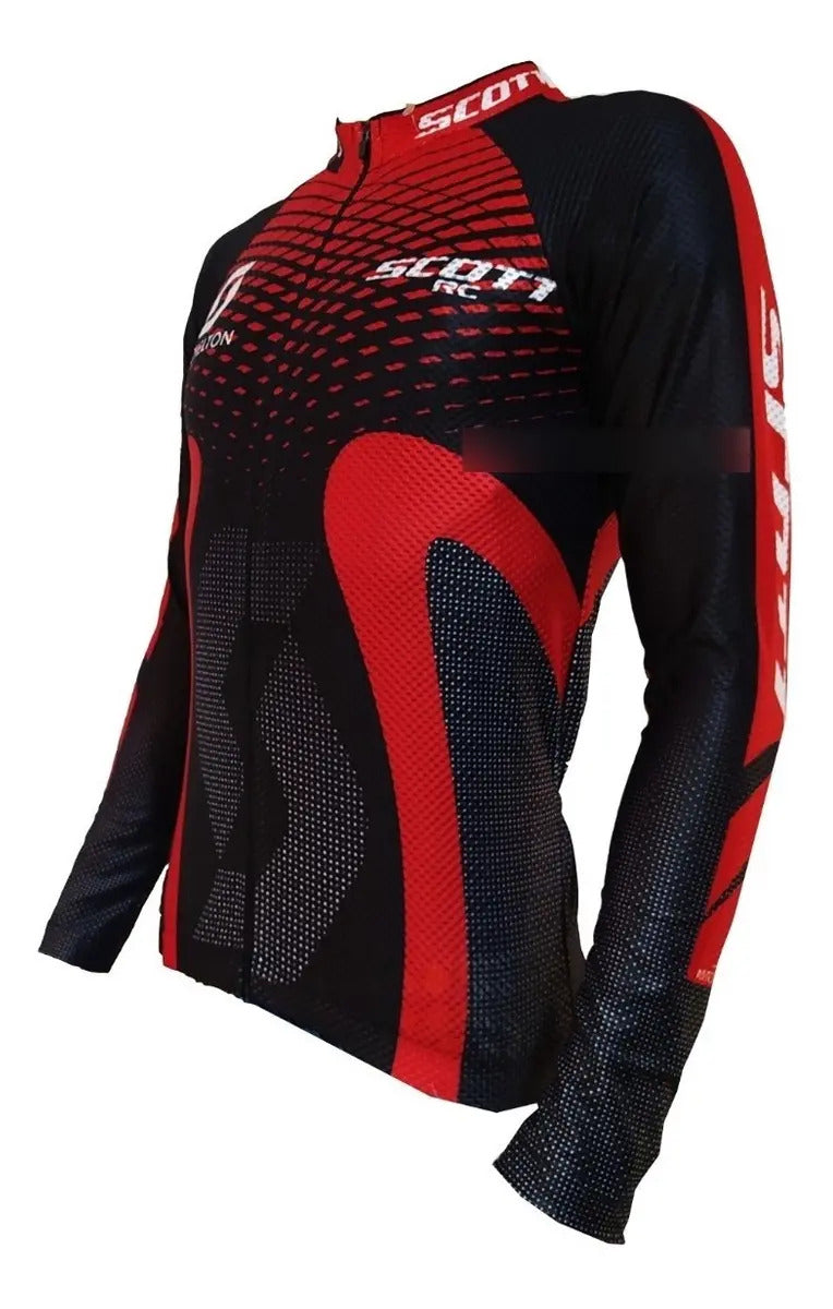 Camisa Camiseta Jersey Ciclismo Manga Larga Ruta Bici Licra
