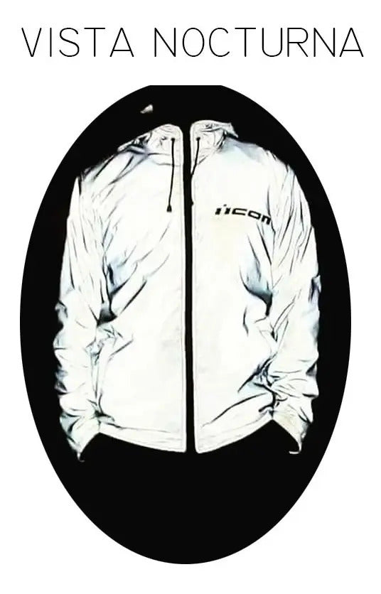 Chaqueta Moto 100% Reflectiva Y Doble Faz Cortavientos
