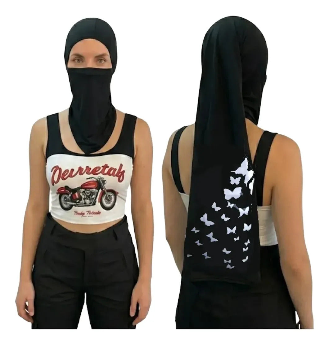 Cuello Cabello Largo Tipo Hiyab Buff Unisex