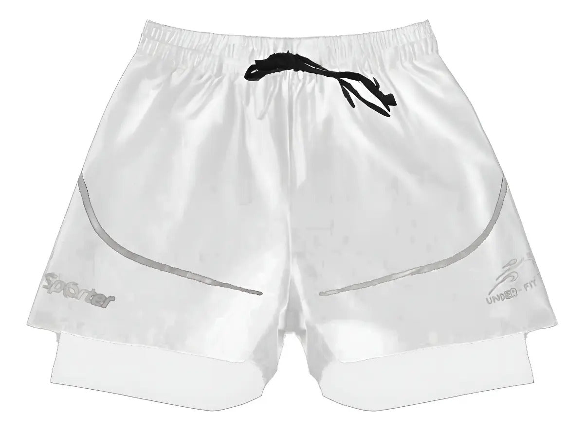 Pantaloneta Running Hombre Con Licra Interna Fit