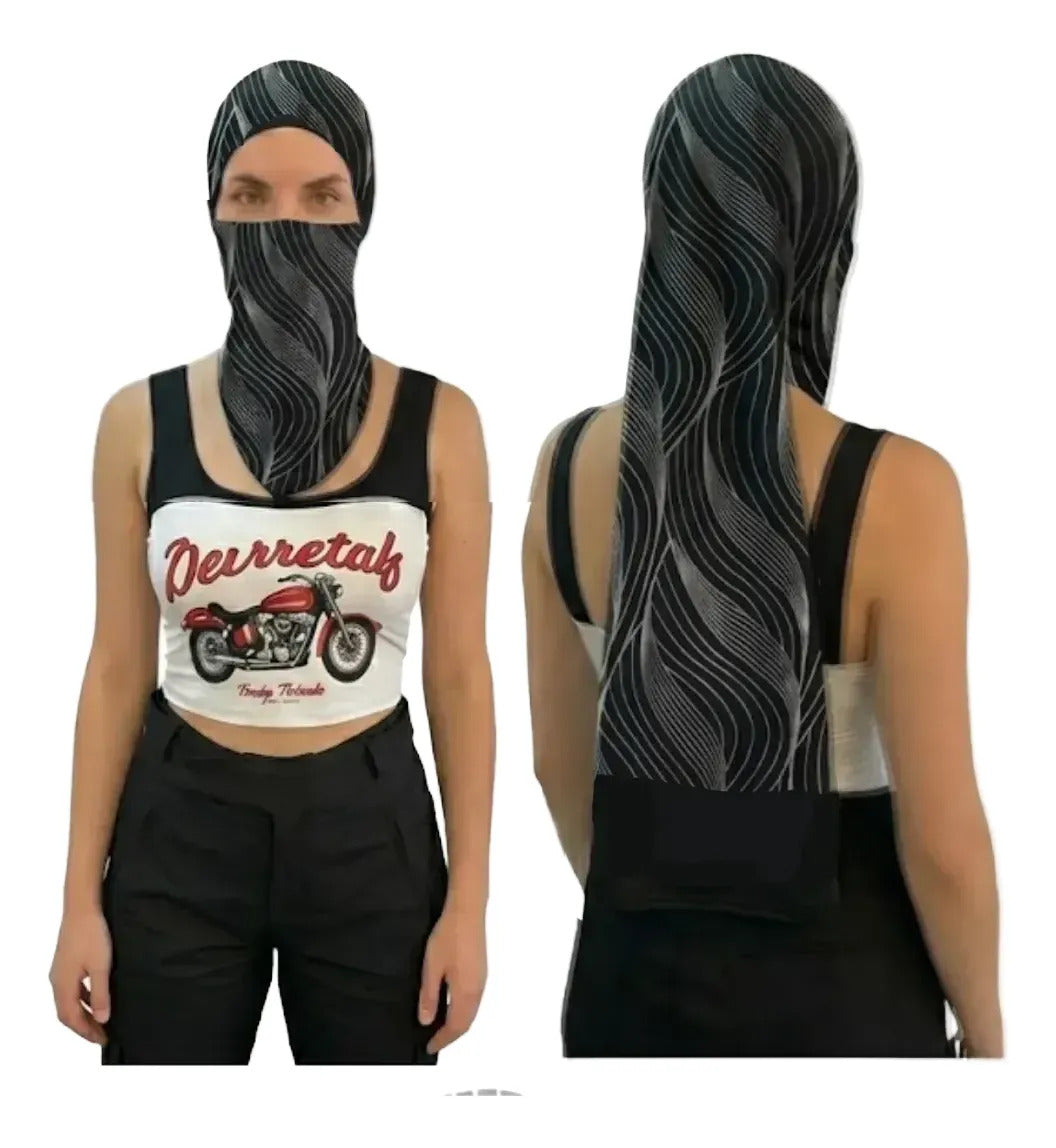 Cuello Cabello Largo Tipo Hiyab Buff Unisex