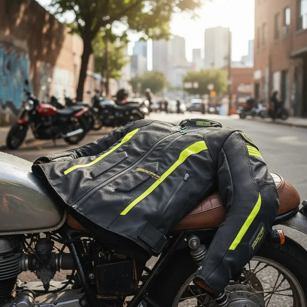 Chaqueta Protecciones Removibles Motociclistas Rainkros