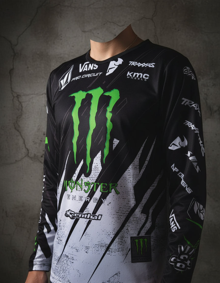 Buzo Manga Larga Mtb Motocross Bicicross Jersey Ciclismo