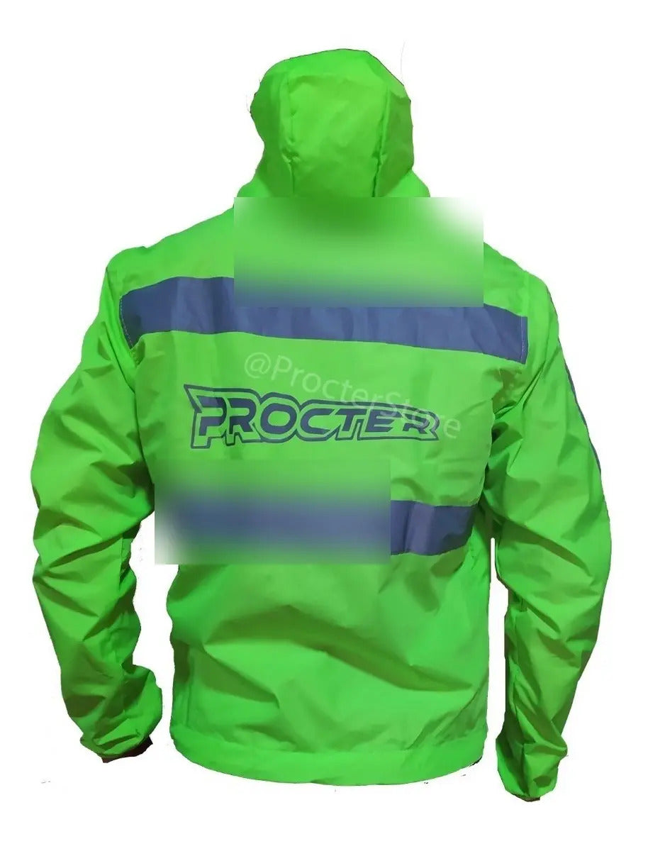 Chaqueta Rompevientos Para Ciclismo Liviana Con Reflectivo