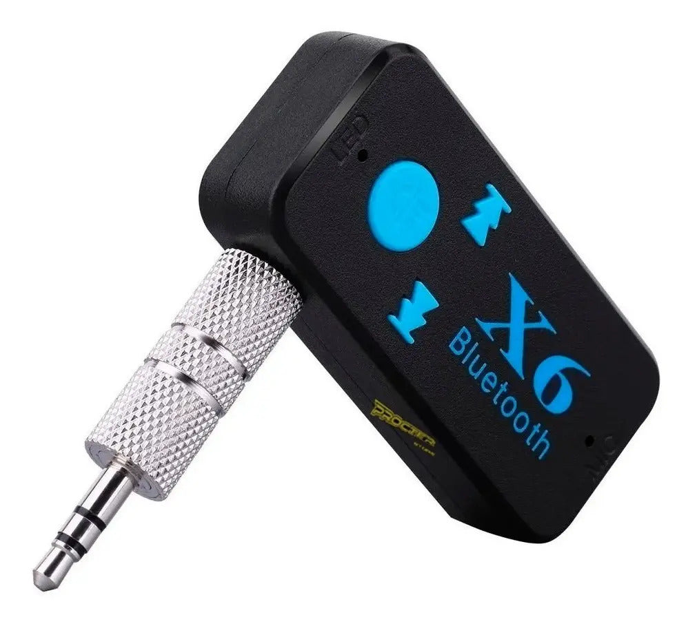 Receptor Bluetooth 3.5mm Adaptador Recargable Con Puerto Tf