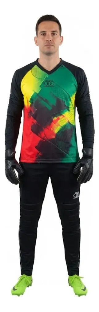 Conjunto Arquero Pantalon Y Buzo Acolchado Portero Uniforme