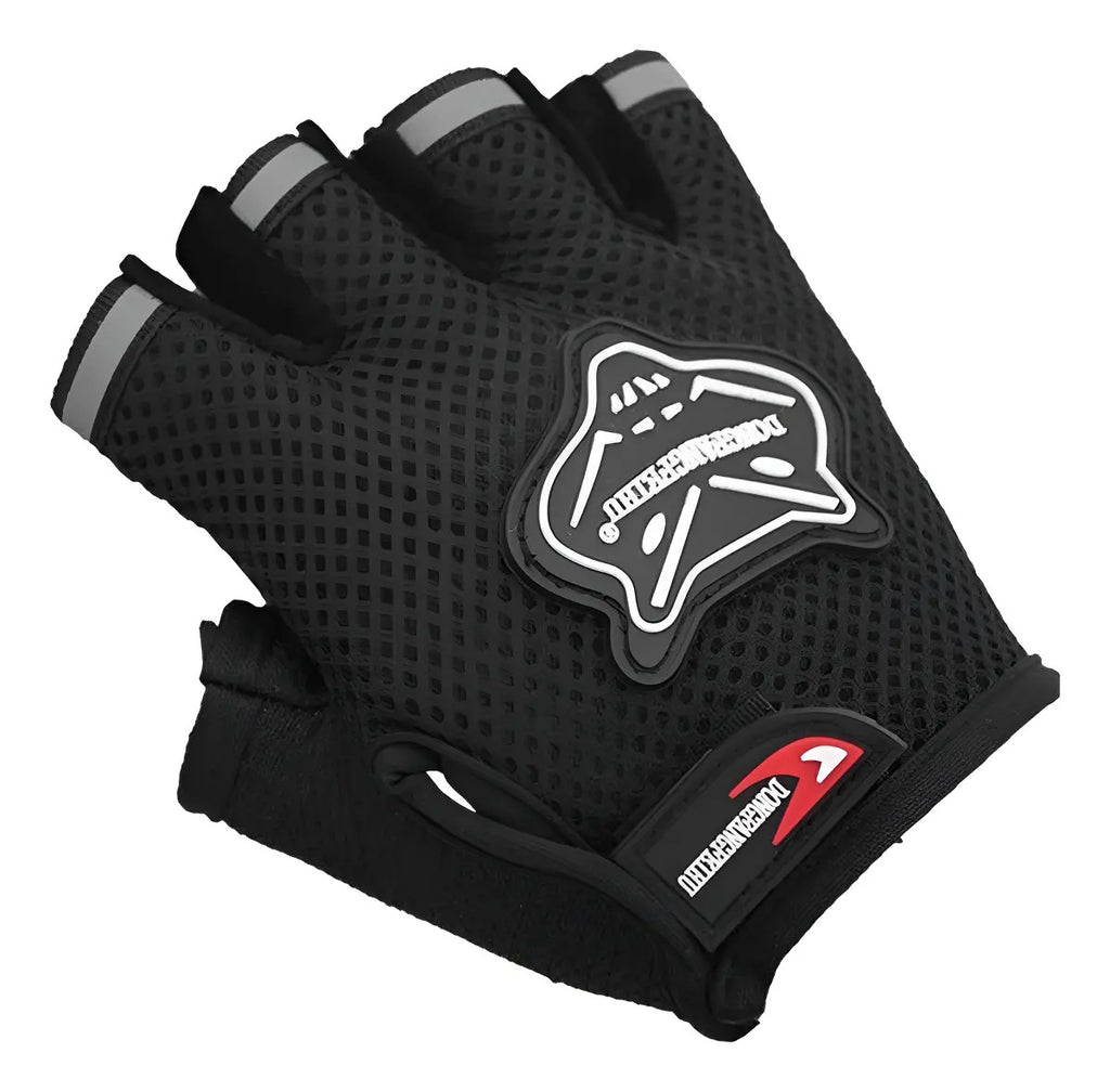 Guantes Medio Dedo Knt Moto Ciclismo Gym Pesas