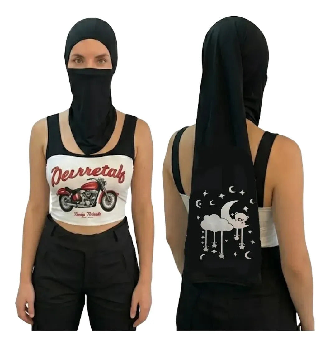 Cuello Cabello Largo Tipo Hiyab Buff Unisex