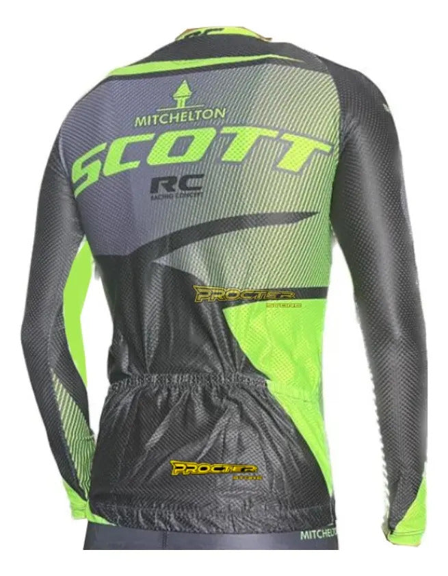 Jersey Ciclismo Maillot Manga Larga Ruta Mtb Colombia Camisa