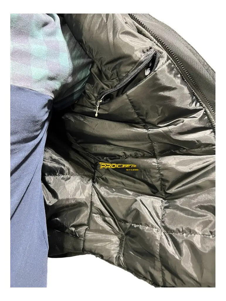 Chaqueta Para Motociclistas Dotacion Protecciones Reflectiva