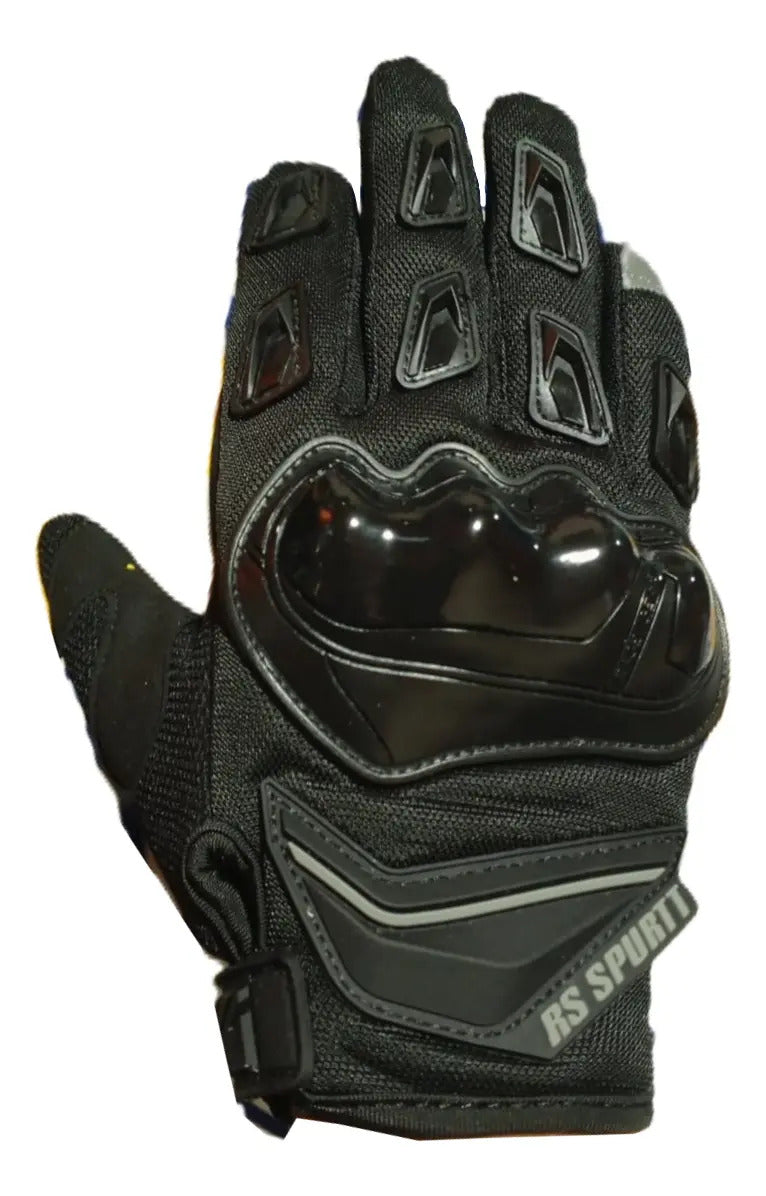 Guantes Rs Spurtt Táctiles Con Protección En Nudillos Moto