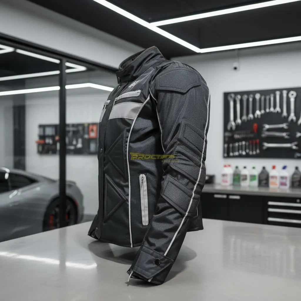 Chaqueta Para Motociclistas Dotacion Protecciones Reflectiva