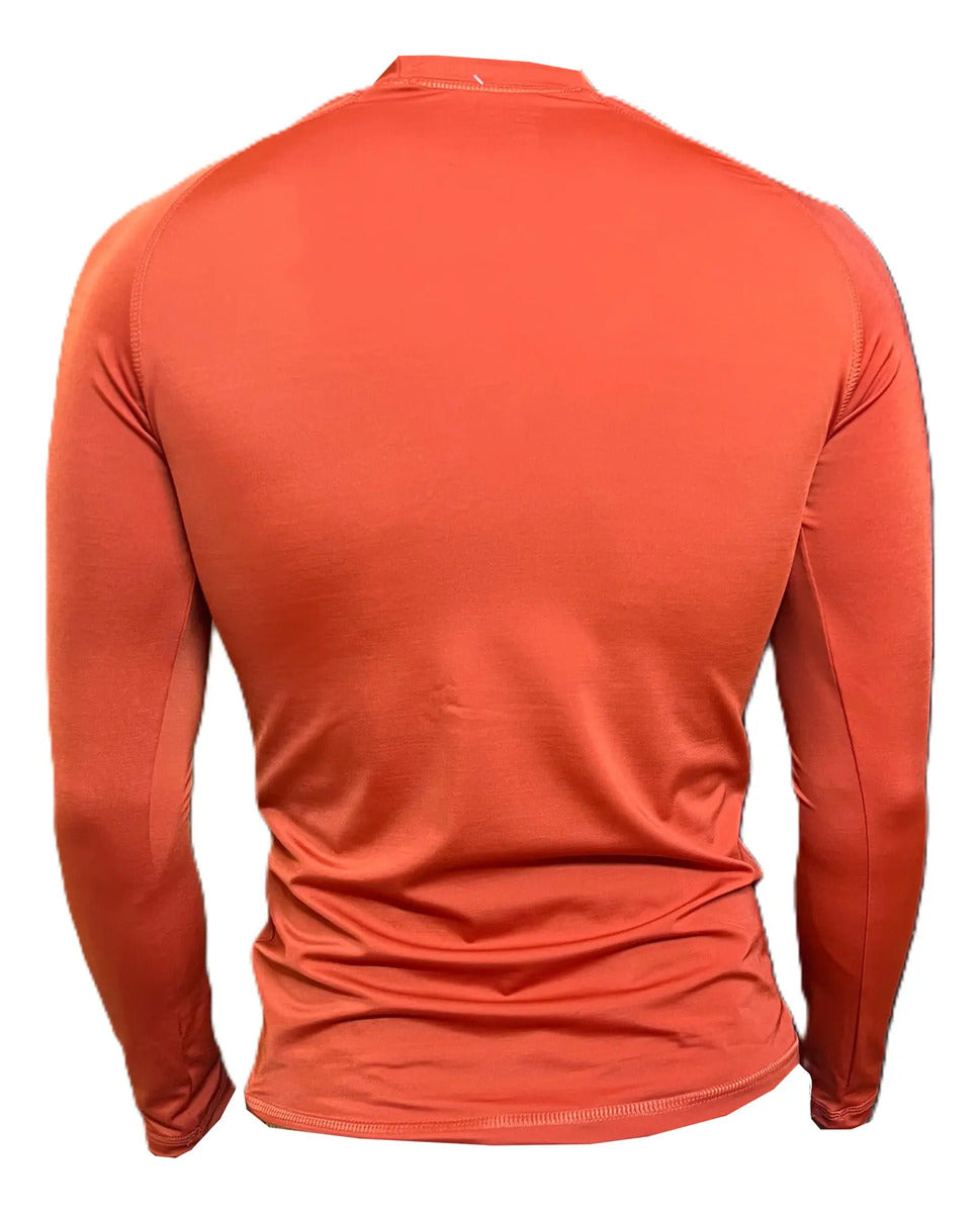 Buzo Deportivo Camiseta Larga Slim Fit Gym Lycra Fria Uv