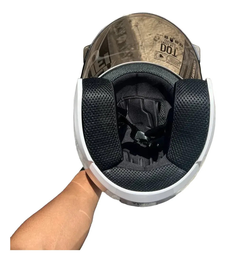 Casco Abierto Marca Tech T10 Certificacion Dot