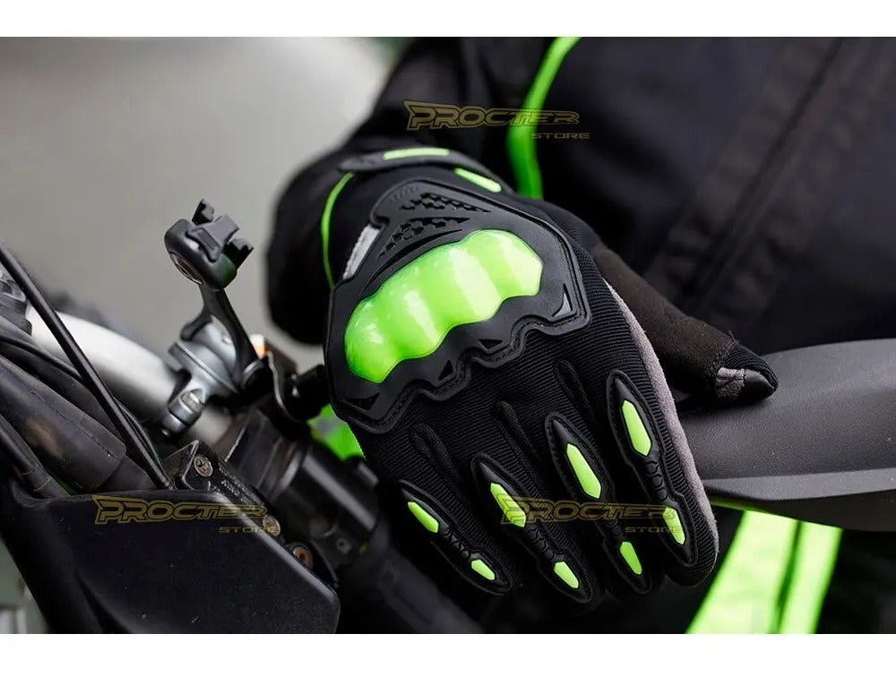 Guantes Moto Proteccion Nudillos Y Palma Forro Suave