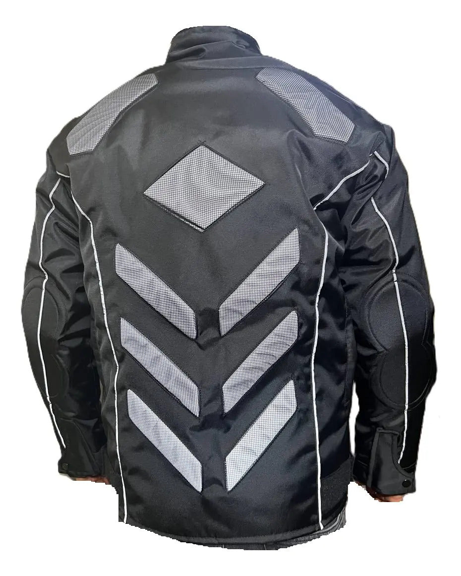 Chaqueta Para Motociclistas Dotacion Protecciones Reflectiva