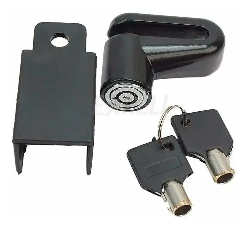 Candado Seguro Para Freno Disco Moto/bicicleta Antitaladro
