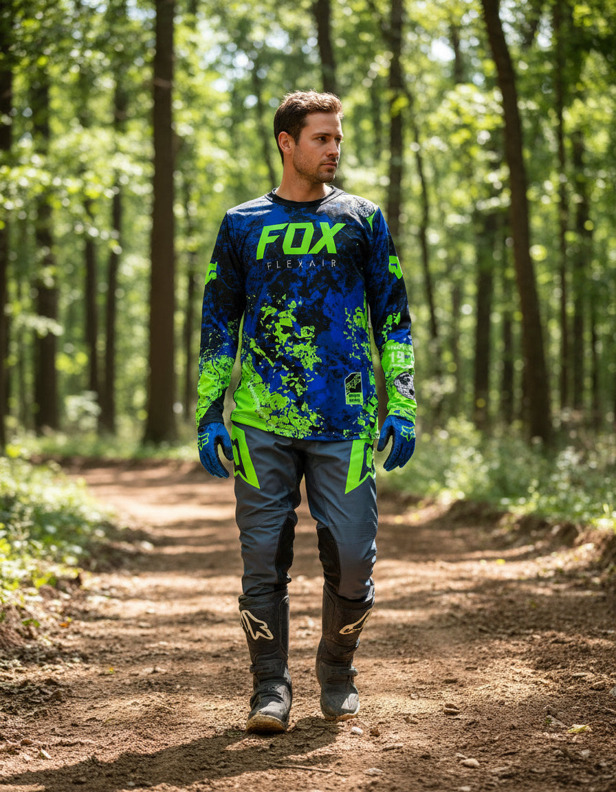 Buzo Manga Larga Mtb Motocross Bicicross Jersey Ciclismo