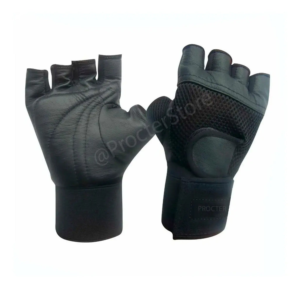 Guantes Para Gimnasio Gym Con Muñequera Hombre Deporte Pesas