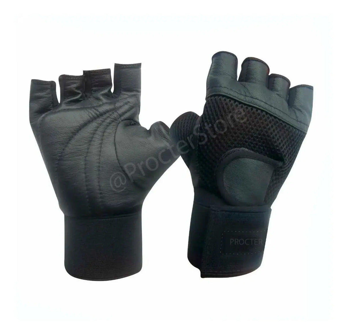 Guantes Para Gimnasio Gym Con Muñequera Hombre Deporte Pesas