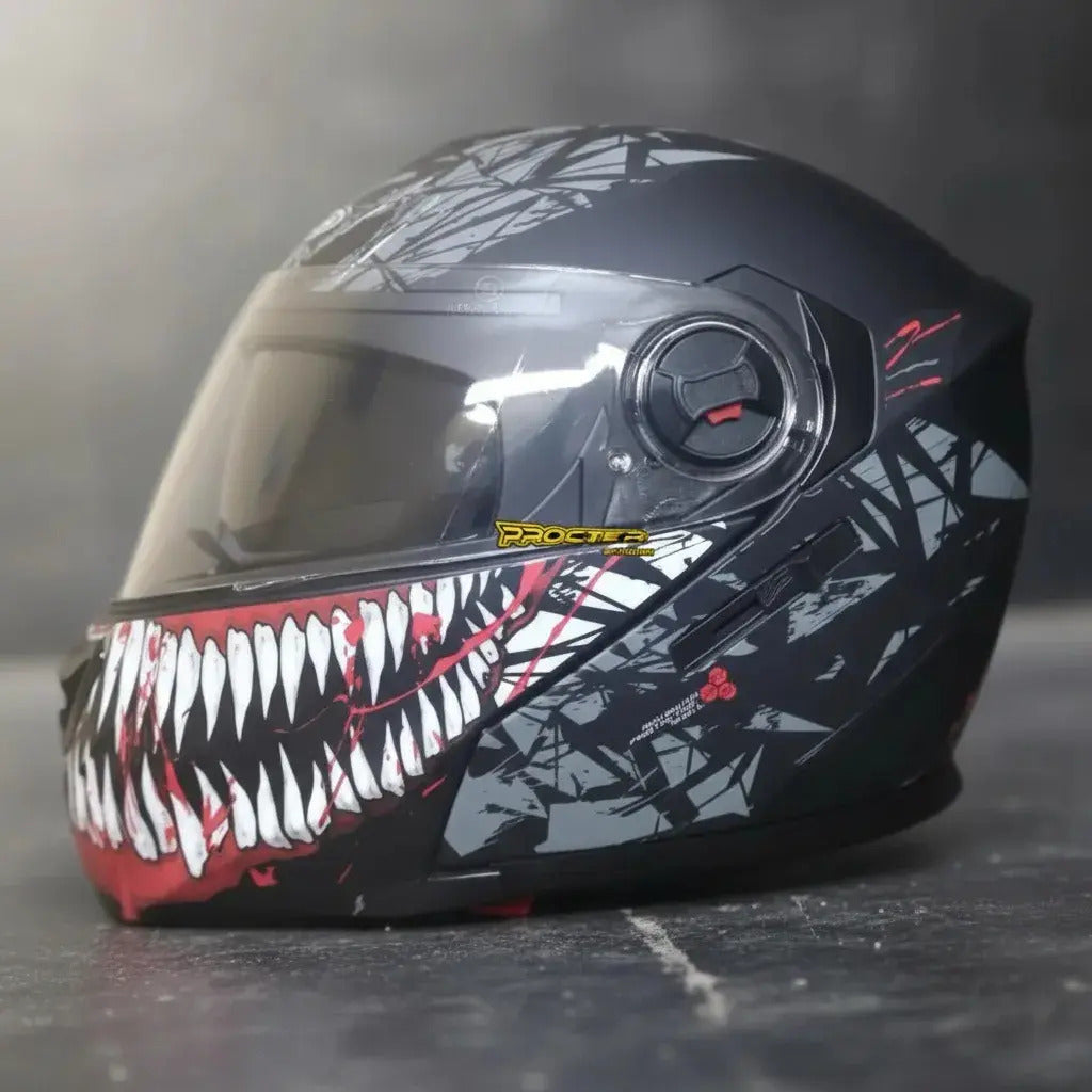 Casco Abatible Certificado Mujer Hombre Xecuro Doble Visor