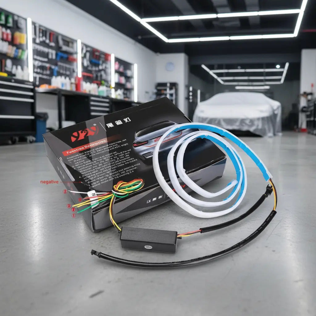 Cinta Luz Led Baúl Stop Reversa Direccionales 4 Colores Pro