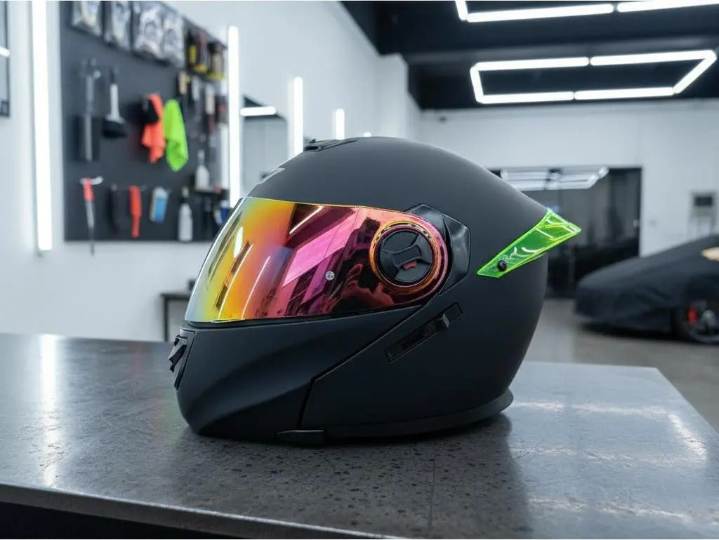 Casco Abatible Certificado Mujer Hombre Xecuro Doble Visor