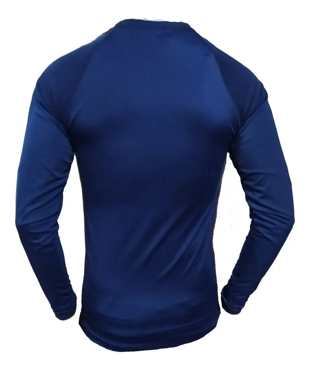 Buzo Deportivo Camiseta Larga Slim Fit Gym Lycra Fria Uv