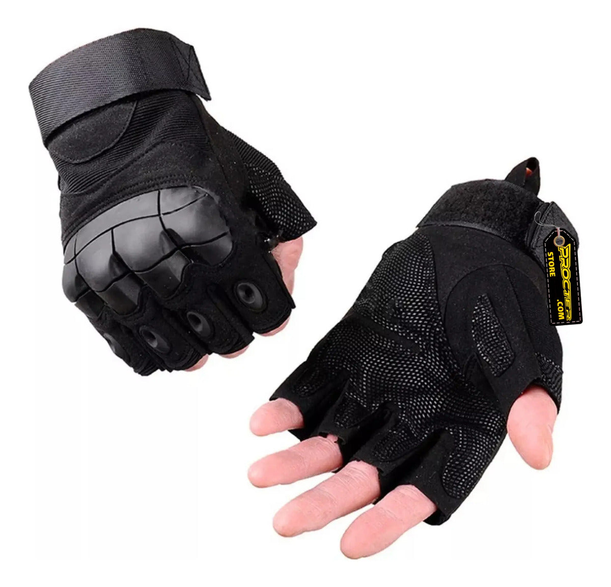 Guantes Tácticos Medio Dedo Militar Protección Moto Deportes