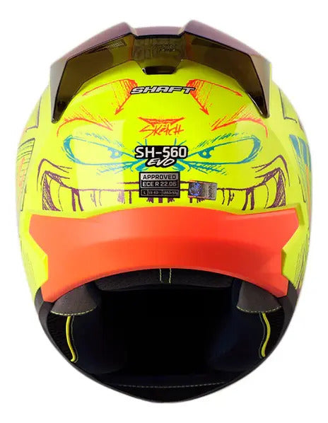 Casco Integral Marca Shaft 560 Evo Certificado Ece R 2206