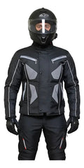 Chaqueta Para Motociclistas Talla Grande 2xl Reflectiva