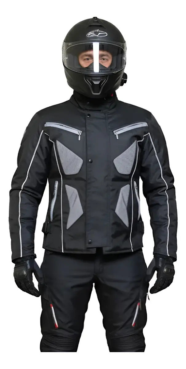 Chaqueta Para Motociclistas Talla Grande 2xl Reflectiva