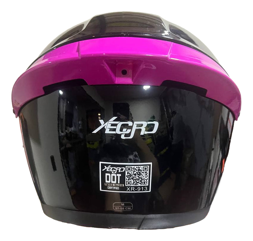 Casco Abatible Certificado Mujer Hombre Xecuro Doble Visor