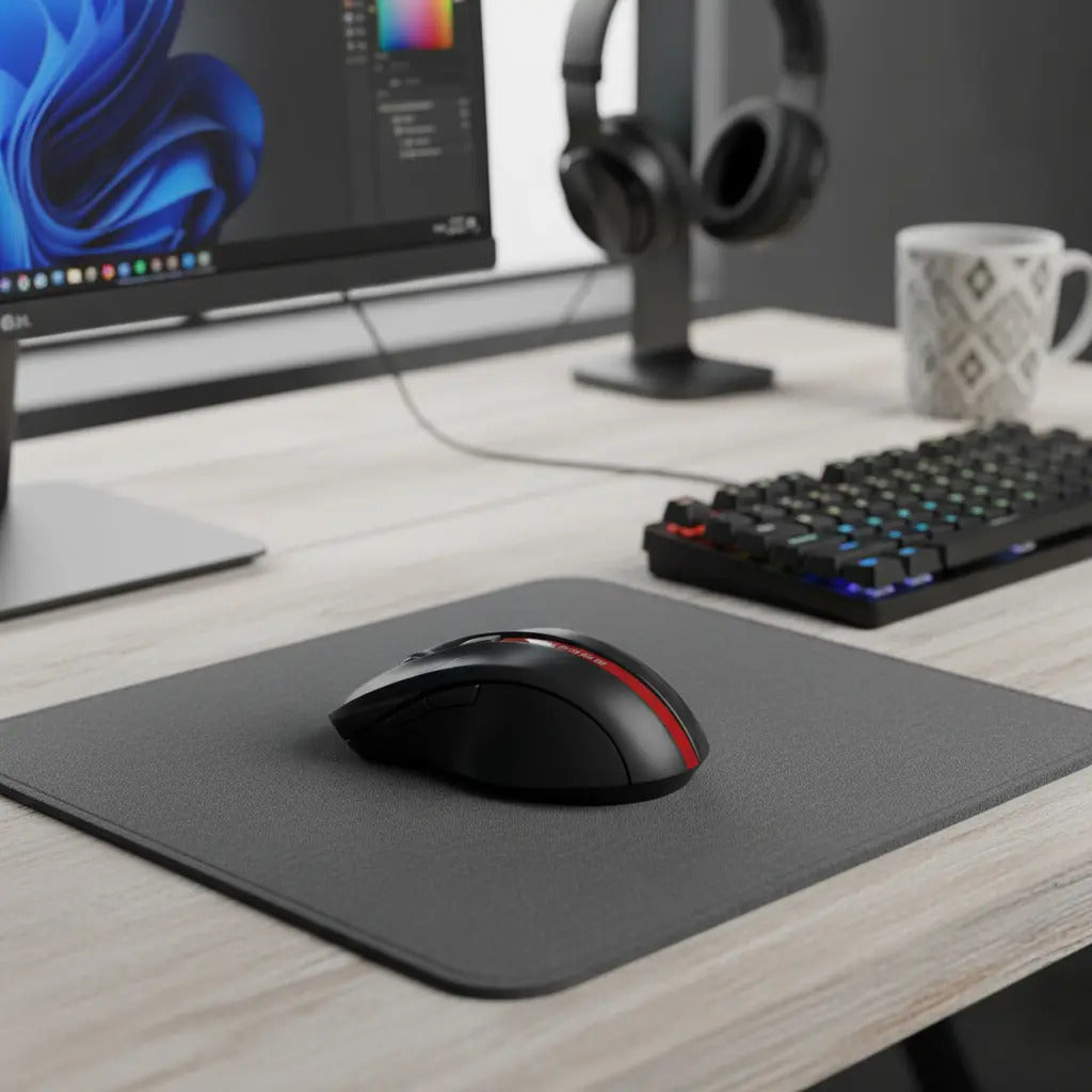 Mouse Inalámbrico Banda Bd309 Gamer Larga Batería 6 Botones