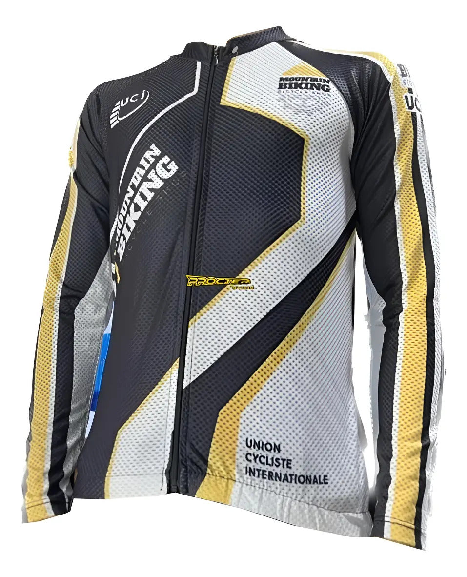 Camisa Camiseta Jersey Ciclismo Manga Larga Ruta Bici Licra