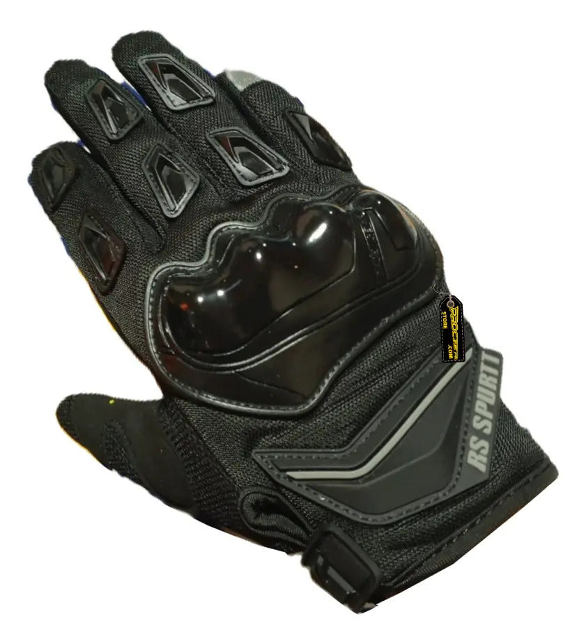 Guantes Rs Spurtt Táctiles Con Protección En Nudillos Moto
