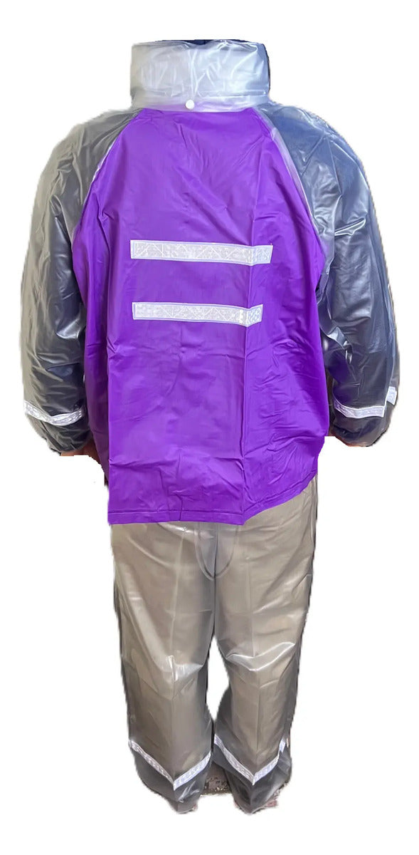 Impermeable Para Niños Con Zapatones Y Bolsilo Moto Ciclismo