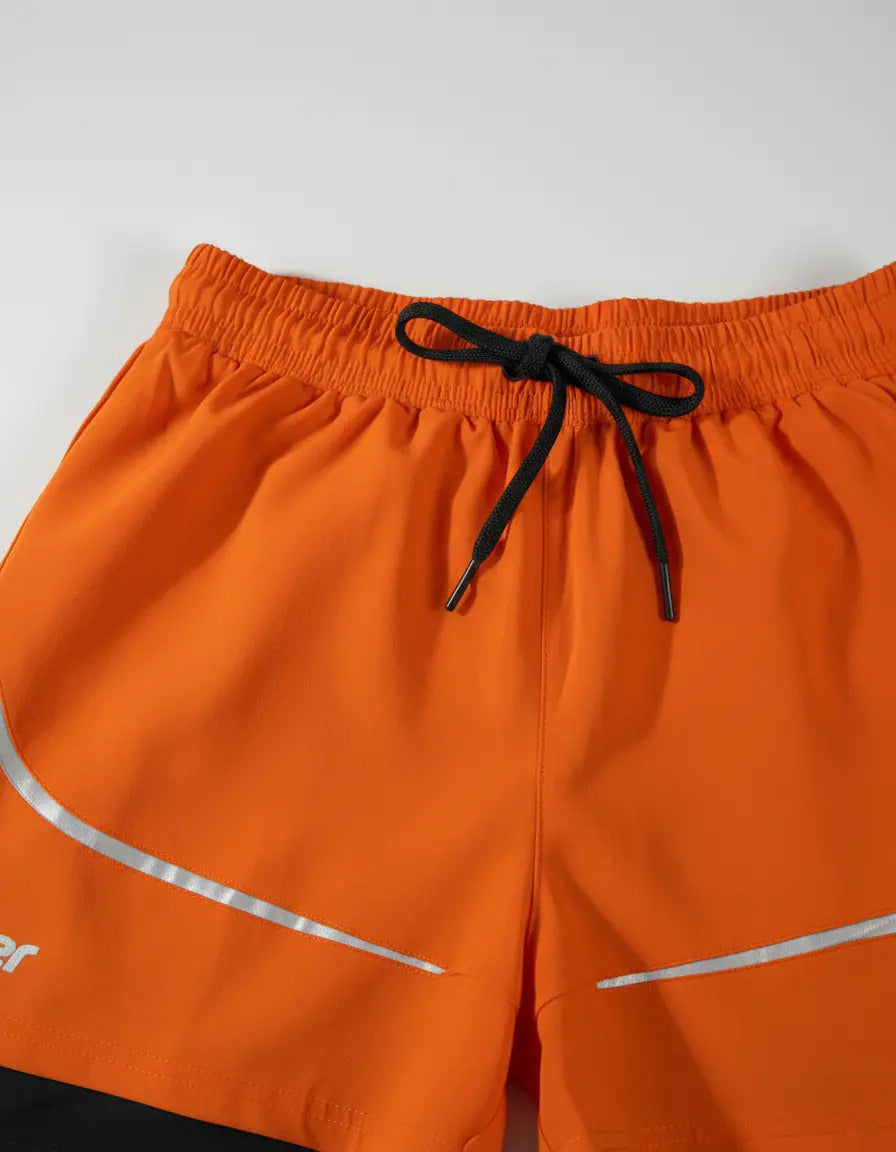 Pantaloneta Running Hombre Con Licra Interna Fit