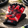 Guantes Cortos Medio Dedo Palma Antideslizante Ciclismo